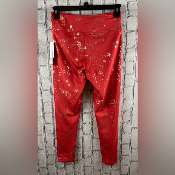 Nanette Lepore Size:L Women Play Compression Leggings Granberry/Rose Gold - Picture 11 of 11